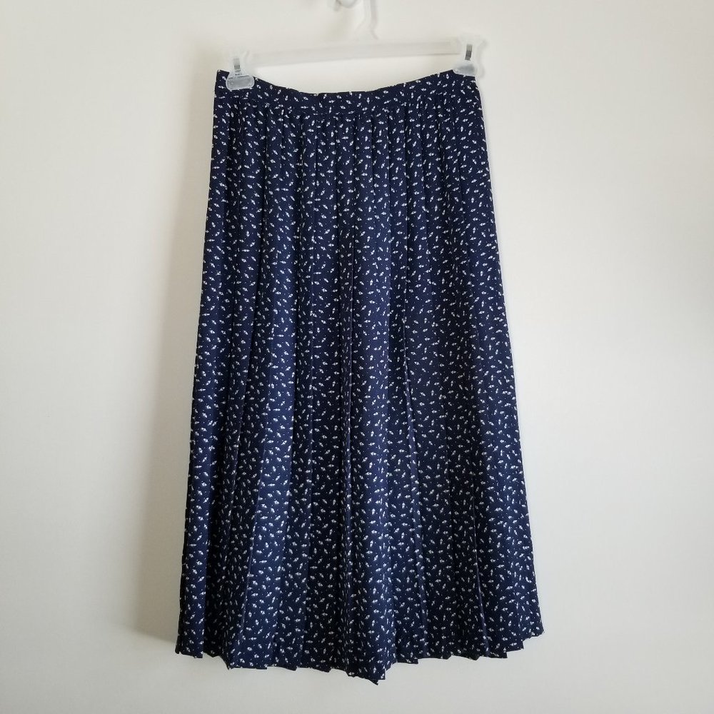 🍃Vintage mid length pleated acorn skirt🍃